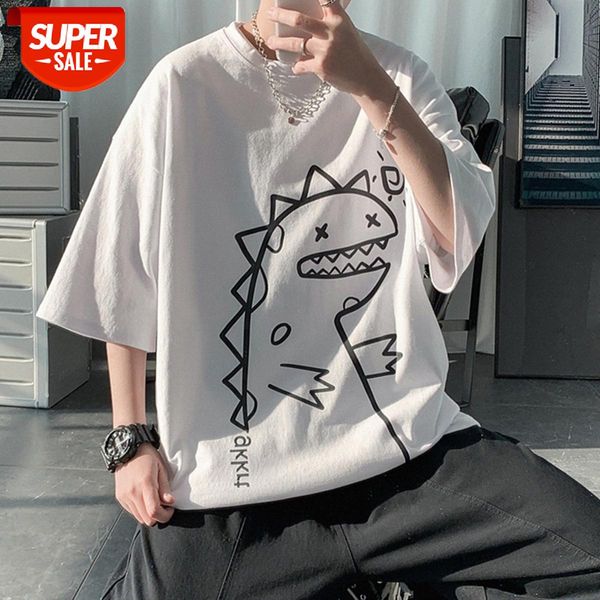 white short-sleeved t-shirt male and female printing five-point sleeve half-sleeved handsome couple clothes #ub31, White;black
white short-sleeved t-shirt male and female printing five-point sleeve half-sleeved handsome couple clothes #ub31, White;black