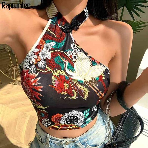backless dragon printed summer tank women chinese style sleeveless halter crop fashion clothes 210510, White
backless dragon printed summer tank women chinese style sleeveless halter crop fashion clothes 210510, White