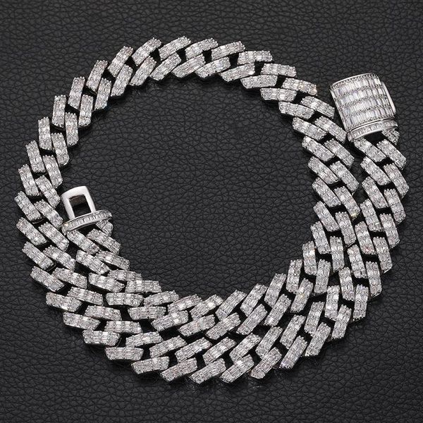 chains 8"-24" s925 sterling silver 14mm rhombus cuban link chain chokers necklace bling iced out rapper jewelry for men women gift
chains 8"-24" s925 sterling silver 14mm rhombus cuban link chain chokers necklace bling iced out rapper jewelry for men women gift