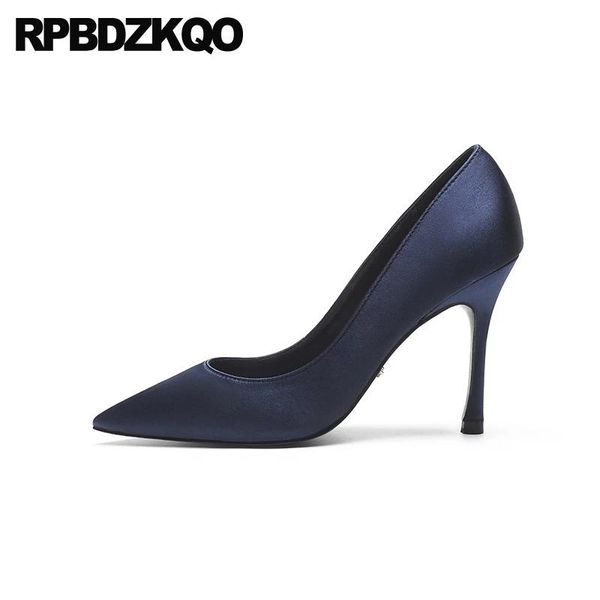dress shoes 8cm pumps ultra pointed toe thin designer women luxury blue fashion scarpin slip on extreme satin high heels super 2021, Black
dress shoes 8cm pumps ultra pointed toe thin designer women luxury blue fashion scarpin slip on extreme satin high heels super 2021, Black
