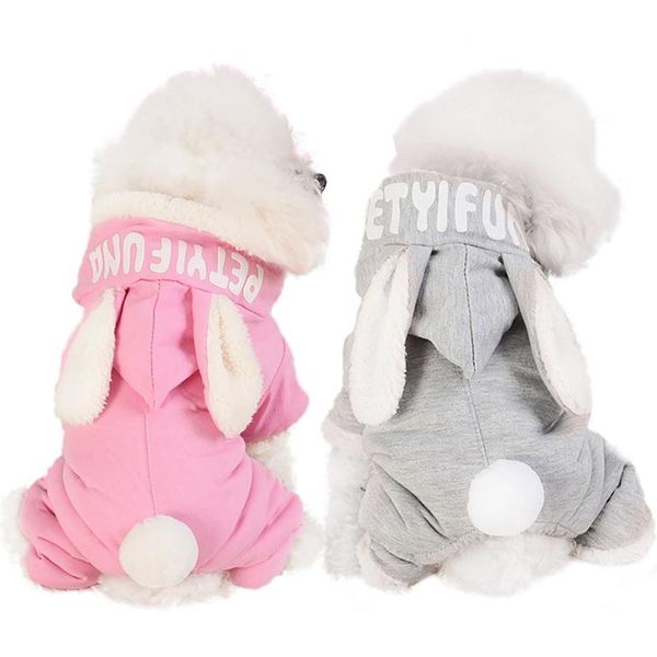 dog apparel winter pet warm clothes pink/grey rabbits cosplay costume thicken cotton jumpsuit fashion fleece coat for dogs chihuahua
dog apparel winter pet warm clothes pink/grey rabbits cosplay costume thicken cotton jumpsuit fashion fleece coat for dogs chihuahua