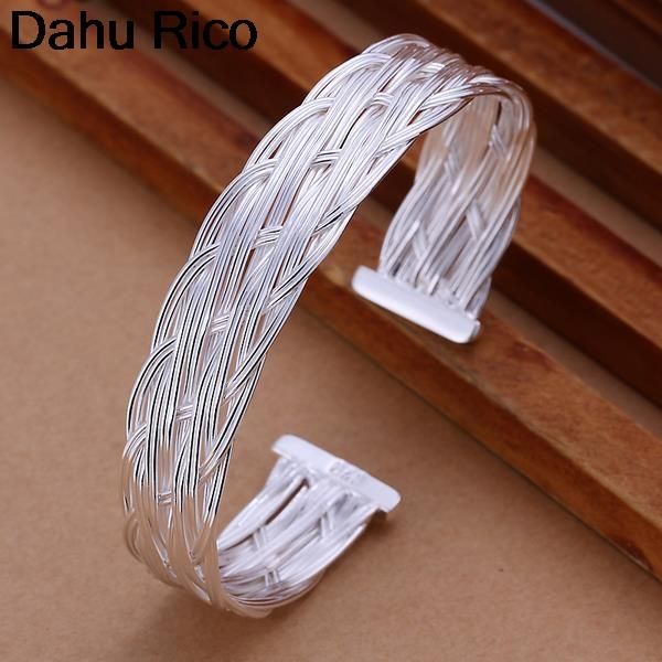 knit weave plait braid arm cuff bracelets bracelet jonc silver color mujer de moda 2021 joyas fashion mai dahu rico bangles bangle, Black
knit weave plait braid arm cuff bracelets bracelet jonc silver color mujer de moda 2021 joyas fashion mai dahu rico bangles bangle, Black