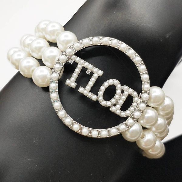 beaded, strands hand made greek sorority elastic line white pearl tlod letter charm multilayer bracelet women jewelry, Black
beaded, strands hand made greek sorority elastic line white pearl tlod letter charm multilayer bracelet women jewelry, Black
