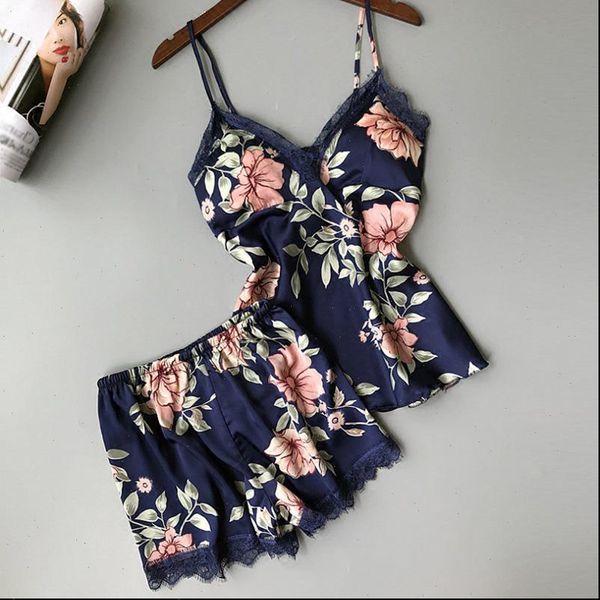 print pajamas sling womens sleepwears and shorts lace patchwork pyjamas set summer sleepwear ladies home clothes, Black;red
print pajamas sling womens sleepwears and shorts lace patchwork pyjamas set summer sleepwear ladies home clothes, Black;red