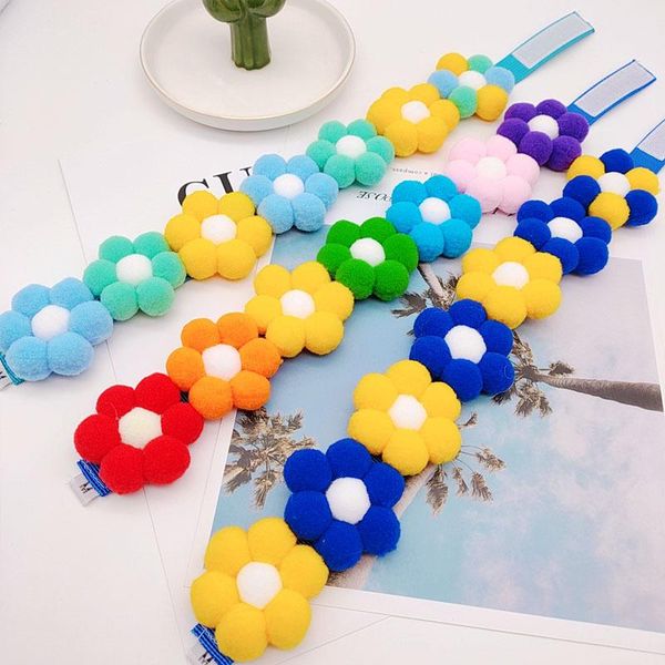 pet flower collar adjustable rainbow cat cute safety buckle kitten decoration collars & leads
pet flower collar adjustable rainbow cat cute safety buckle kitten decoration collars & leads