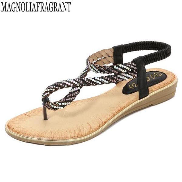 sandals korean comfortable women fashion bohemian u type rhinestones clip toe flat shoes female hy367, Black
sandals korean comfortable women fashion bohemian u type rhinestones clip toe flat shoes female hy367, Black