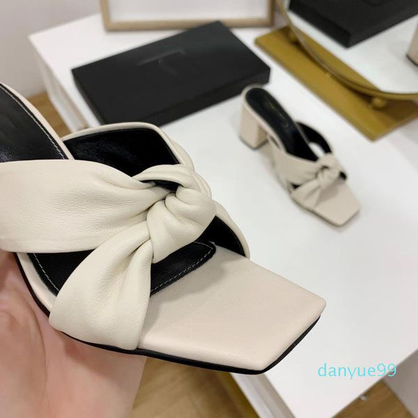 thick-heeled semi-slippers women's shoes 2021 new summer tip knotted uppers temperament to wear sandals and slippers high heels sanda, Black
thick-heeled semi-slippers women's shoes 2021 new summer tip knotted uppers temperament to wear sandals and slippers high heels sanda, Black