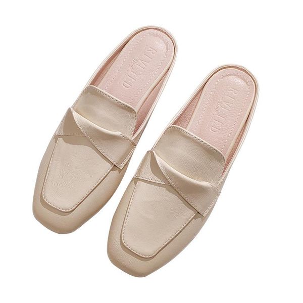 2021summer women's slippers outdoor flat muller fashion sandals leather shoes, Black
2021summer women's slippers outdoor flat muller fashion sandals leather shoes, Black