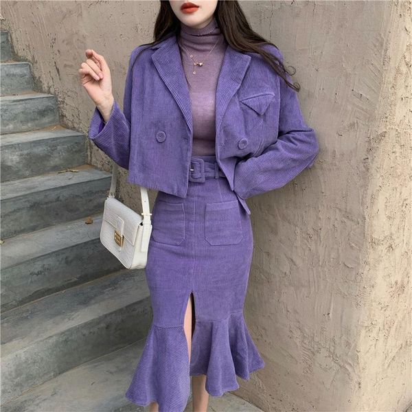 skirts women two-piece purple dress sets casual long sleeve blazer+ split trumpet skirt office lady spring fall solid suits coat jacket, Black
skirts women two-piece purple dress sets casual long sleeve blazer+ split trumpet skirt office lady spring fall solid suits coat jacket, Black