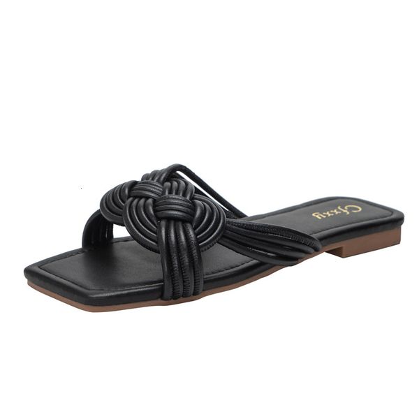 sandals women's slippers summer sandals beach knit toe open ladies cross-section female slides flat flip flops p7x6, Black
sandals women's slippers summer sandals beach knit toe open ladies cross-section female slides flat flip flops p7x6, Black