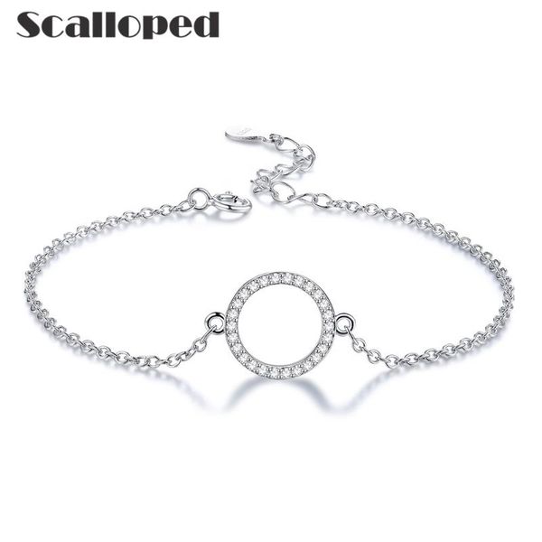 charm bracelets scalloped simple round women light luxury exquisite clear cz statement jewelry valentine's day gifts, Golden;silver
charm bracelets scalloped simple round women light luxury exquisite clear cz statement jewelry valentine's day gifts, Golden;silver