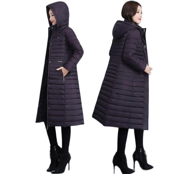 women's down & parkas autumn and winter fashion long section plaid casual padded jackets women coat 2021 simple zipper coats 5xl, Black
women's down & parkas autumn and winter fashion long section plaid casual padded jackets women coat 2021 simple zipper coats 5xl, Black