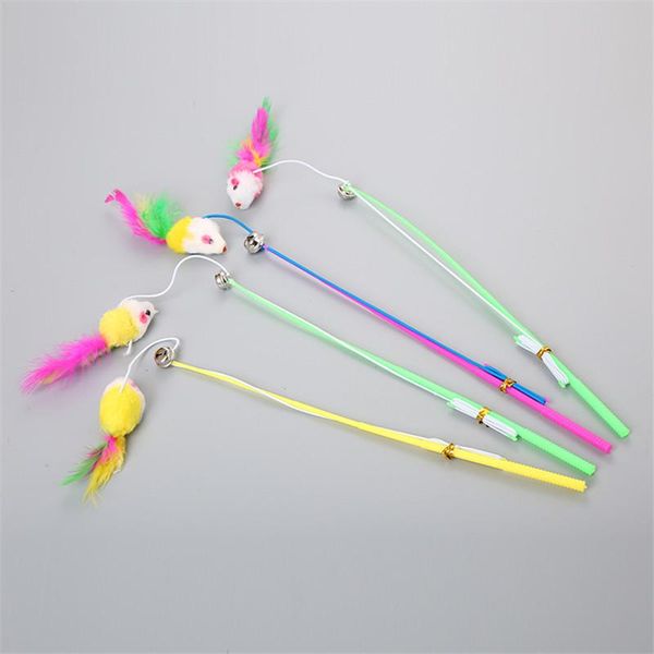 cat toys funny fishing teaser wand stick random color colorful feather interactive rod mouse for cats pets supplies gatos
cat toys funny fishing teaser wand stick random color colorful feather interactive rod mouse for cats pets supplies gatos