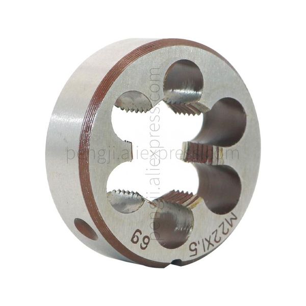 22mm x 1.5 metric right hand round die, machine thread die m22 1.5mm pitch for mold machining, alloy steel material. tools
22mm x 1.5 metric right hand round die, machine thread die m22 1.5mm pitch for mold machining, alloy steel material. tools