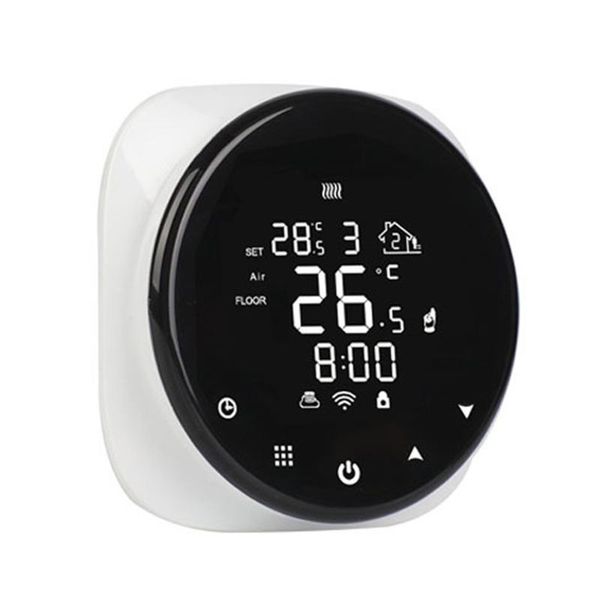 smart home control tuya wifi circular water underfloor heating system boiler thermostat round programmable compatible with alexa google
smart home control tuya wifi circular water underfloor heating system boiler thermostat round programmable compatible with alexa google