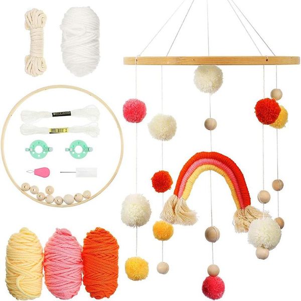 decorative objects & figurines diy baby crib mobile kit rainbow hanging toy wind chimes bell cot set for born room ceiling decoration
decorative objects & figurines diy baby crib mobile kit rainbow hanging toy wind chimes bell cot set for born room ceiling decoration