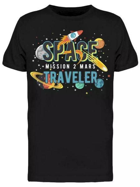 Space Mission 2 Mars Traveler Tee Men's -Image by Shutterstock, White;black
Space Mission 2 Mars Traveler Tee Men's -Image by Shutterstock, White;black