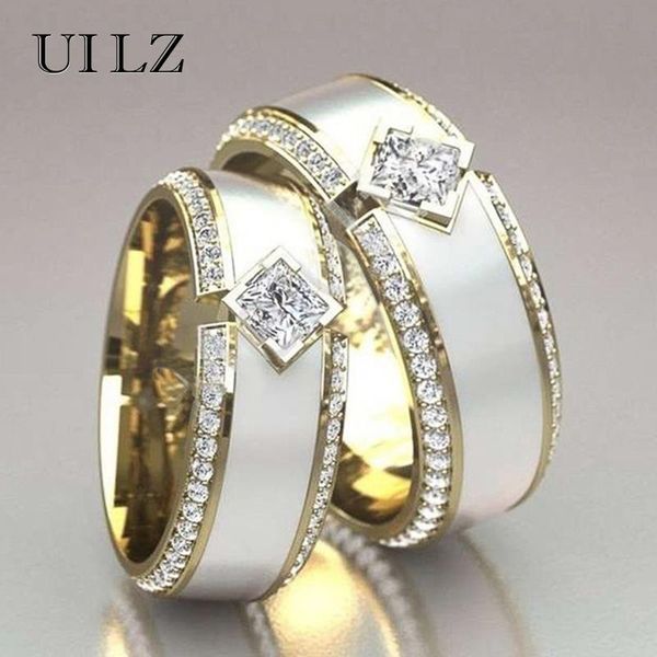 wedding rings uilz exquisite two tone for women romantic zircon graceful lady ring special proposal jewelry drop shpping, Slivery;golden
wedding rings uilz exquisite two tone for women romantic zircon graceful lady ring special proposal jewelry drop shpping, Slivery;golden