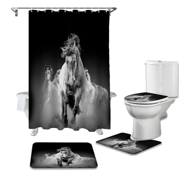 animal black horse running shower curtain set carpet cover toilet bath mat home decor bathroom curtains
animal black horse running shower curtain set carpet cover toilet bath mat home decor bathroom curtains