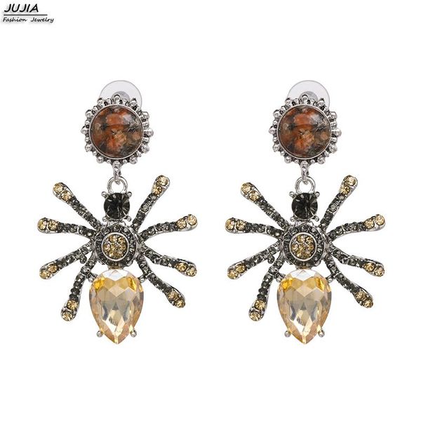 dangle & chandelier jujia 2 colors women's crystal spider earrings for statement jewelry female metal cute wedding party gift drop, Silver
dangle & chandelier jujia 2 colors women's crystal spider earrings for statement jewelry female metal cute wedding party gift drop, Silver