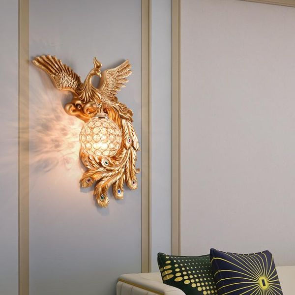wall lamps nordic peacock crystal lampshade lamp living room industrial design decor led restaurant aisle lighting sconce
wall lamps nordic peacock crystal lampshade lamp living room industrial design decor led restaurant aisle lighting sconce