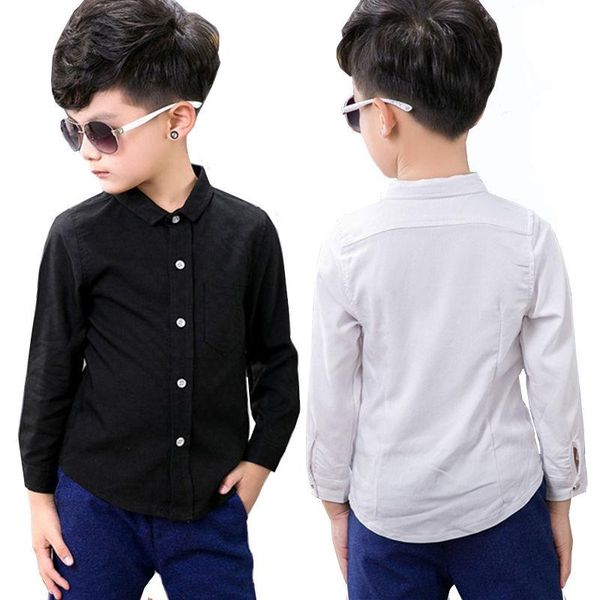 kids boys shirts spring autumn formal uniforms children long sleeve solid black/white for school 2-10 years dwq670, White;black
kids boys shirts spring autumn formal uniforms children long sleeve solid black/white for school 2-10 years dwq670, White;black