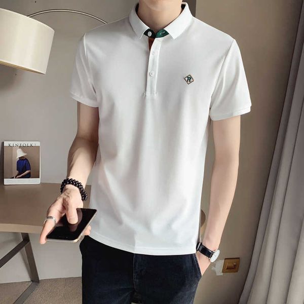 fashion casual slim fit polo shirts men summer short sleeve business social polos street wear apel tee male clothes 210527, White;black
fashion casual slim fit polo shirts men summer short sleeve business social polos street wear apel tee male clothes 210527, White;black