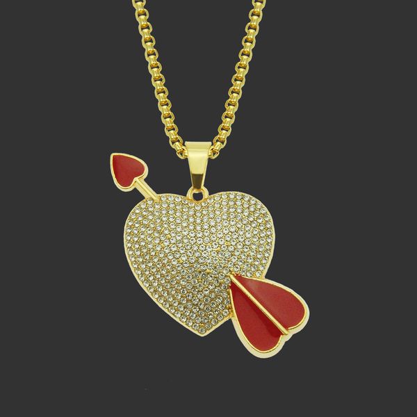 amulet neck pendants jewelry necklace men's one arrow pierced diamond pendant accessories, Silver
amulet neck pendants jewelry necklace men's one arrow pierced diamond pendant accessories, Silver