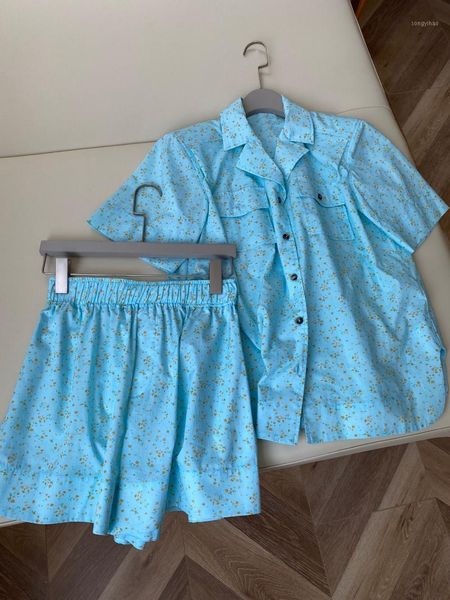 women's tracksuits 2021 women fashion printed suit shirt + shorts 2-piece set 0706, Gray
women's tracksuits 2021 women fashion printed suit shirt + shorts 2-piece set 0706, Gray