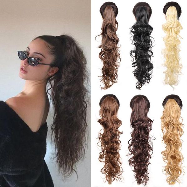 synthetic wigs buqi 28inch claw clip on wavy ponytail hair for women pony tail hairpiece, Black
synthetic wigs buqi 28inch claw clip on wavy ponytail hair for women pony tail hairpiece, Black