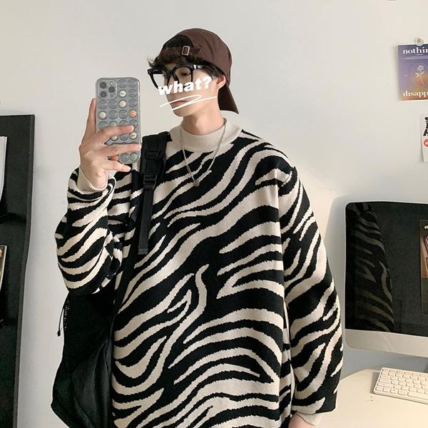 men's sweaters 2021 autumn and winter loose knit bottoming sweater round neck pullover, White;black
men's sweaters 2021 autumn and winter loose knit bottoming sweater round neck pullover, White;black