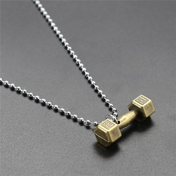 cute bronze dumbbell black hook pendant men necklace women long alloy beads sweater chain custom gift male femme jewelry chokers, Golden;silver
cute bronze dumbbell black hook pendant men necklace women long alloy beads sweater chain custom gift male femme jewelry chokers, Golden;silver
