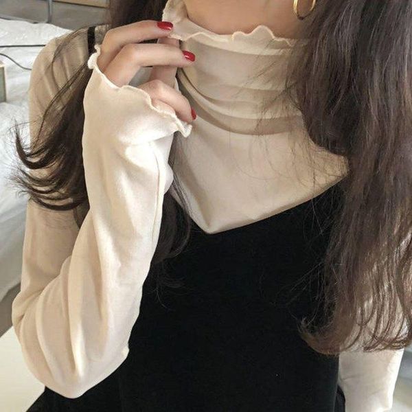 women's blouses & shirts women see through shirt transparent mesh turtleneck long sleeve sheer blouse casual club party blusas, White
women's blouses & shirts women see through shirt transparent mesh turtleneck long sleeve sheer blouse casual club party blusas, White