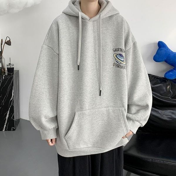 men's hoodies & sweatshirts planet print for men autumn winter plus velvet tide brand lose casual all-match thickening jacket simple c, Black
men's hoodies & sweatshirts planet print for men autumn winter plus velvet tide brand lose casual all-match thickening jacket simple c, Black