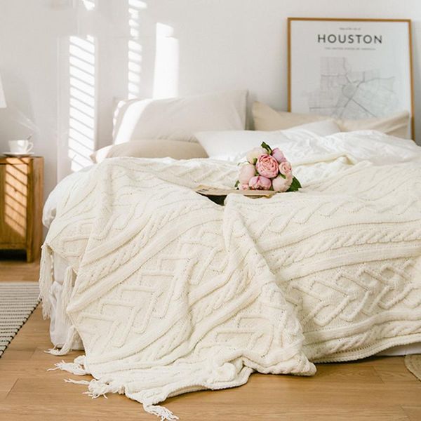 blankets knitted wool nordic tassel blanket, elegant yarn warm sofa cover travel fleece home textile
blankets knitted wool nordic tassel blanket, elegant yarn warm sofa cover travel fleece home textile