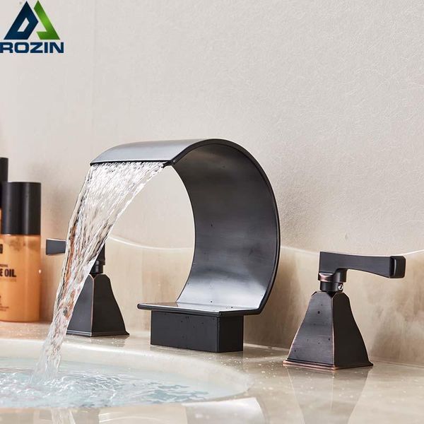 bathroom sink faucets widespread waterfall faucet dual handle brass cold water tap black bronze deck mounted wash taps
bathroom sink faucets widespread waterfall faucet dual handle brass cold water tap black bronze deck mounted wash taps