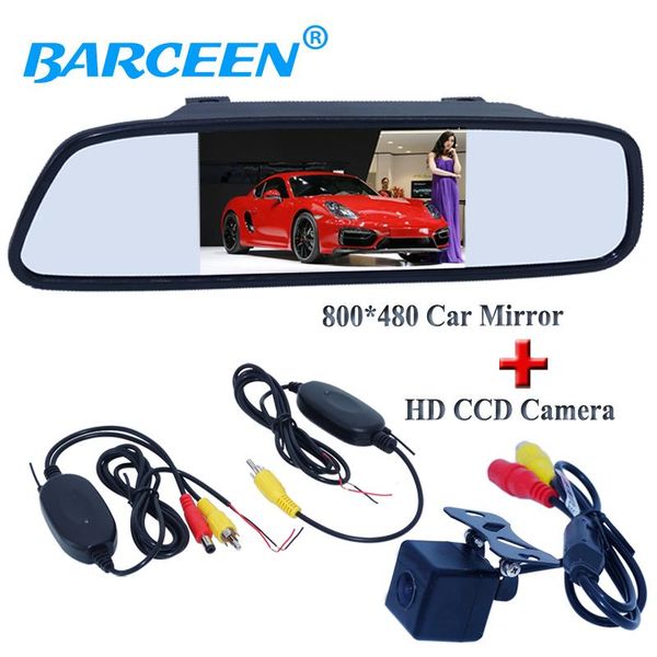 car video black back up reversing camera with 4.3" display mirror plastic shell material wireless receive and transmitting
car video black back up reversing camera with 4.3" display mirror plastic shell material wireless receive and transmitting