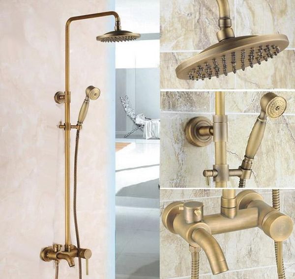 vintage retro antique brass single handle bathroom 8 inch round rain shower faucet set bath tub mixer tap hand mrs185 sets
vintage retro antique brass single handle bathroom 8 inch round rain shower faucet set bath tub mixer tap hand mrs185 sets