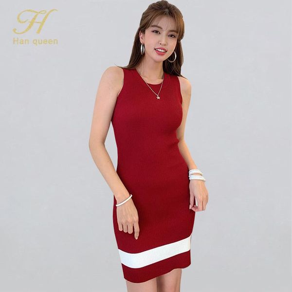 casual dresses h han queen bodycon party knitted women fashion colorblock sleeveless tank dress korean slim pencil female, Black;gray
casual dresses h han queen bodycon party knitted women fashion colorblock sleeveless tank dress korean slim pencil female, Black;gray