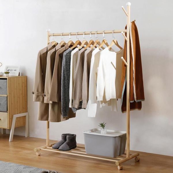 coat rack clothing steel rod hanging clothes rolling multifunctional garment indoor hanger hangers & racks