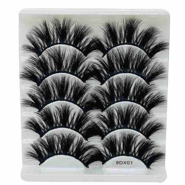 false eyelashes 5pairs faux mink hair eye lashes cils natural/thick long wispy maquiagem makeup beauty extension tools
false eyelashes 5pairs faux mink hair eye lashes cils natural/thick long wispy maquiagem makeup beauty extension tools
