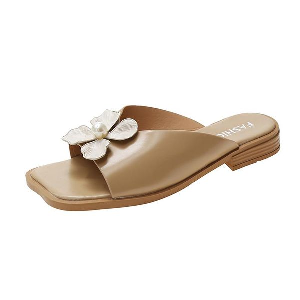 slippers vmti 2021 summer flat-bottomed camellia pearl sandal and slipper women low-heeled open-toe flat-toe women's shoes, Black
slippers vmti 2021 summer flat-bottomed camellia pearl sandal and slipper women low-heeled open-toe flat-toe women's shoes, Black
