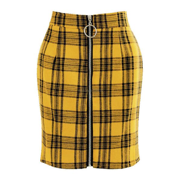 front o ring grid zipper high waist skirt slim plaid bodycon mini skirt fashion women dresses clothes will and sandy new, Black
front o ring grid zipper high waist skirt slim plaid bodycon mini skirt fashion women dresses clothes will and sandy new, Black
