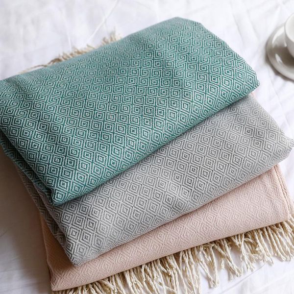 blankets pure color modern summer sofa blanket air conditioning room quilt geometric diamond woven sheet towel tablecloth
blankets pure color modern summer sofa blanket air conditioning room quilt geometric diamond woven sheet towel tablecloth