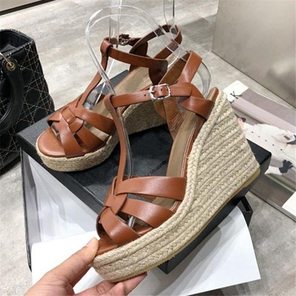 women sandals 9cm high heel wedge shoes woman platform sandalias mujer summer gladiator sandal thick sole wedges, Black
women sandals 9cm high heel wedge shoes woman platform sandalias mujer summer gladiator sandal thick sole wedges, Black