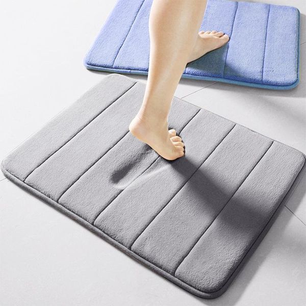 50x80cm home bath mat coral fleece bathroom carpet water absorption non-slip memory foam absorbent washable rug toilet floor mats
50x80cm home bath mat coral fleece bathroom carpet water absorption non-slip memory foam absorbent washable rug toilet floor mats