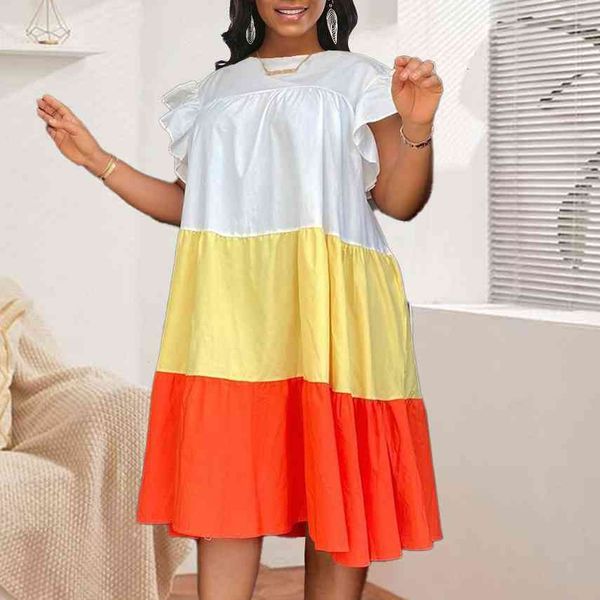 two piece dress women shirt loose patchwork oversized summer ruffles plus size party african xxl female vestidos spring robes y0e, White
two piece dress women shirt loose patchwork oversized summer ruffles plus size party african xxl female vestidos spring robes y0e, White