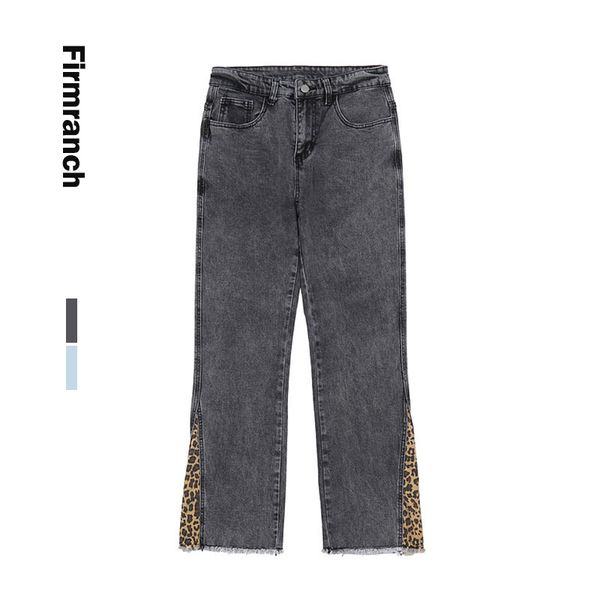 firmranch men/women vibe leopard bottom for men high street stacked jeans homme blue boot-cut pants moto trouse
firmranch men/women vibe leopard bottom for men high street stacked jeans homme blue boot-cut pants moto trouse