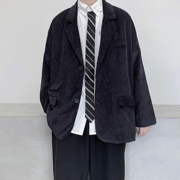 men's suits & blazers 2021 casual blazer men corduroy dad suit jackets trendy loose streetwear raglan sleeve vintage outfit black white, White;black
men's suits & blazers 2021 casual blazer men corduroy dad suit jackets trendy loose streetwear raglan sleeve vintage outfit black white, White;black