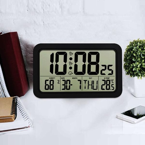 timers clock with indoor temperature & humidity digital wall desk battery operated large display
timers clock with indoor temperature & humidity digital wall desk battery operated large display